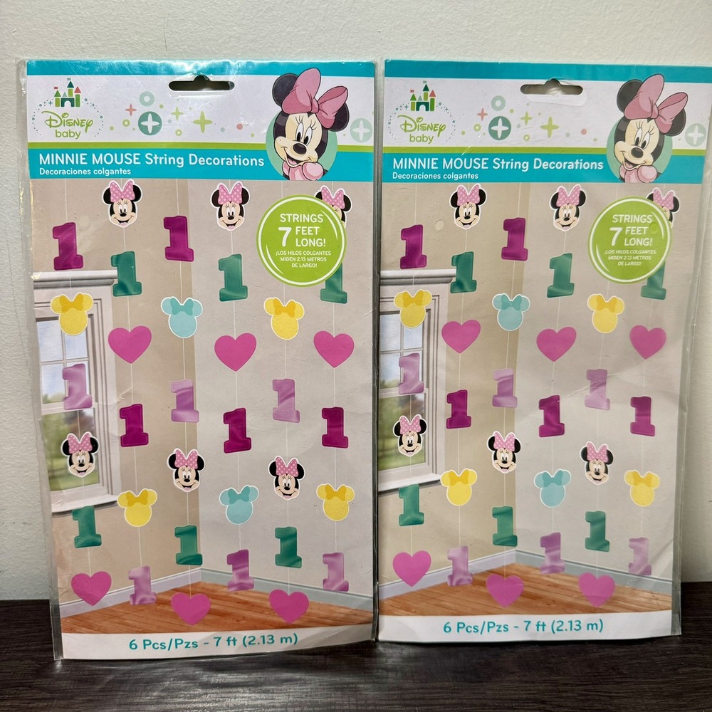 Minnie Mouse 1st Birthday Party Supplies "Fun to Be One" Disney New